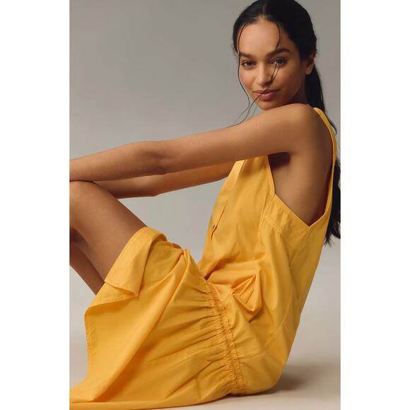 NWT Daily Practice by Anthropologie Mango Midi Dress - Medium - Picture 4 of 5